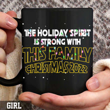 Load image into Gallery viewer, Personalized Christmas Family Mug Custom Name Gift 11oz