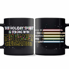 Load image into Gallery viewer, Personalized Christmas Family Mug Custom Name Gift 11oz