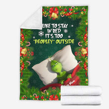 Load image into Gallery viewer, Personalized Christmas Blanket Grinch Design Gift for Family