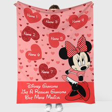 Load image into Gallery viewer, Personalized Disney Grandma Mouse Blanket Custom Name Gift