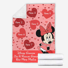 Load image into Gallery viewer, Personalized Disney Grandma Mouse Blanket Custom Name Gift