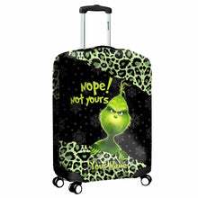 Load image into Gallery viewer, Personalized Grinch Luggage Cover Custom Name for Christmas