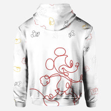 Load image into Gallery viewer, Personalized Mouse Hoodie and Leggings Set Custom Name Gift for Kids