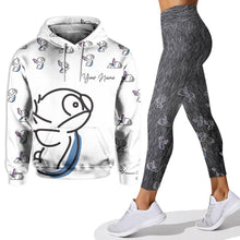 Load image into Gallery viewer, Personalized Ohana Hoodie and Leggings Custom Gift for Her