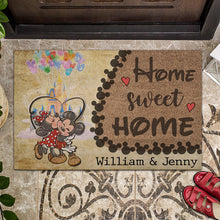 Load image into Gallery viewer, Personalized Home Sweet Home Doormat Custom Name Gift