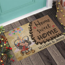 Load image into Gallery viewer, Personalized Home Sweet Home Doormat Custom Name Gift