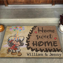 Load image into Gallery viewer, Personalized Home Sweet Home Doormat Custom Name Gift