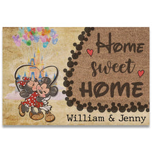 Load image into Gallery viewer, Personalized Home Sweet Home Doormat Custom Name Gift