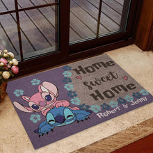 Load image into Gallery viewer, Personalized Ohana Doormat Custom Name Gift for Housewarming