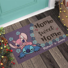 Load image into Gallery viewer, Personalized Ohana Doormat Custom Name Gift for Housewarming