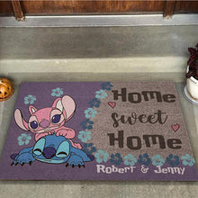 Load image into Gallery viewer, Personalized Ohana Doormat Custom Name Gift for Housewarming