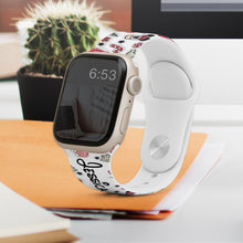 Load image into Gallery viewer, Personalized Christmas Apple Watch Band Custom Name Gift