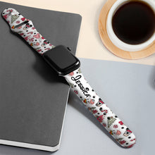 Load image into Gallery viewer, Personalized Christmas Apple Watch Band Custom Name Gift