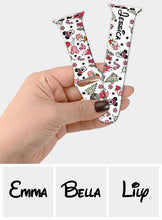 Load image into Gallery viewer, Personalized Christmas Apple Watch Band Custom Name Gift