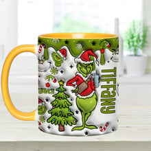 Load image into Gallery viewer, Personalized Grinch Accent Mug Custom Name Gift for Christmas