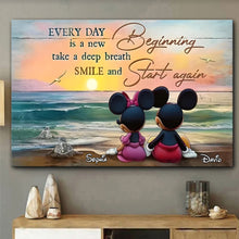 Load image into Gallery viewer, Personalized Mouse Canvas Print Inspirational Wall Art Gift