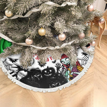 Load image into Gallery viewer, Personalized Nightmare Tree Skirt Custom Name Christmas Gift