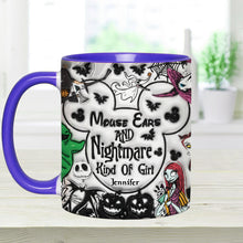 Load image into Gallery viewer, Personalized Mouse Ears Mug Unique Gift for Halloween Lover