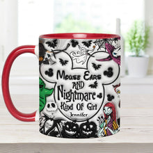 Load image into Gallery viewer, Personalized Mouse Ears Mug Unique Gift for Halloween Lover