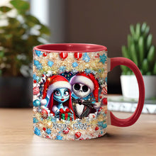 Load image into Gallery viewer, Personalized Nightmare Accent Mug with Custom Names Gift Idea