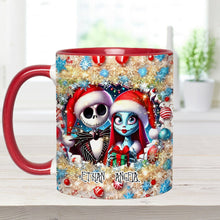 Load image into Gallery viewer, Personalized Nightmare Accent Mug with Custom Names Gift Idea