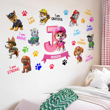 Load image into Gallery viewer, Personalized Kids Wall Decal with Inspirational Quotes for Nursery