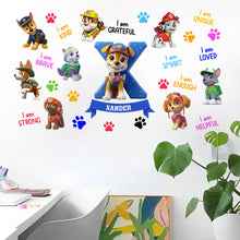 Load image into Gallery viewer, Personalized Kids Wall Decal with Inspirational Quotes for Nursery