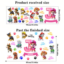 Load image into Gallery viewer, Personalized Kids Wall Decal with Inspirational Quotes for Nursery