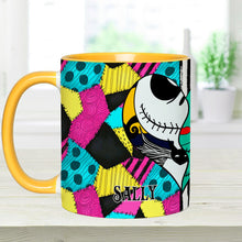 Load image into Gallery viewer, Personalized Nightmare Accent Mug Custom Name Gift for Couples
