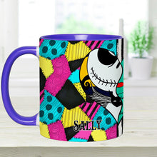 Load image into Gallery viewer, Personalized Nightmare Accent Mug Custom Name Gift for Couples