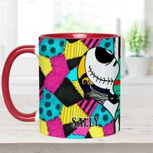 Load image into Gallery viewer, Personalized Nightmare Accent Mug Custom Name Gift for Couples