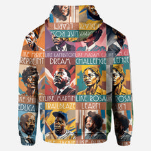 Load image into Gallery viewer, Personalized All Over Shirt Featuring African American Icons for Unique Gifts