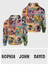 Load image into Gallery viewer, Personalized All Over Shirt Featuring African American Icons for Unique Gifts