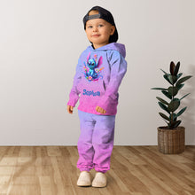Load image into Gallery viewer, Personalized Kids Hoodie & Jogger Set with Custom Name for Adventures
