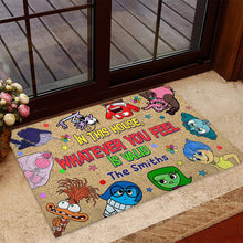 Load image into Gallery viewer, Personalized Family Doormat Whatever You Feel Is Valid Gift