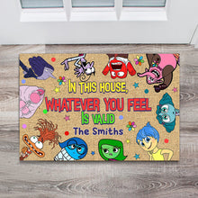 Load image into Gallery viewer, Personalized Family Doormat Whatever You Feel Is Valid Gift
