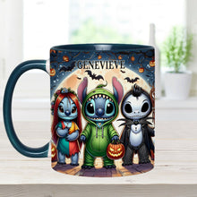Load image into Gallery viewer, Personalized Spooky Ohana Accent Mug - Unique Halloween Gift
