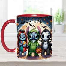 Load image into Gallery viewer, Personalized Spooky Ohana Accent Mug - Unique Halloween Gift