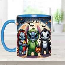 Load image into Gallery viewer, Personalized Spooky Ohana Accent Mug - Unique Halloween Gift