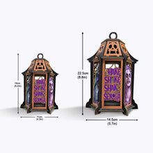 Load image into Gallery viewer, Personalized Laser Cut Wooden Lantern with Custom Design for Home Décor