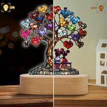 Load image into Gallery viewer, Personalized Love Tree Acrylic Light Base Custom Name Gift