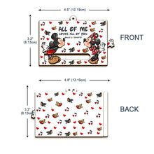 Load image into Gallery viewer, Personalized Sliding Ornament Custom Message Heart Design