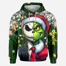 Load image into Gallery viewer, Personalized Grinch All-Over Shirt Custom Gift for Christmas