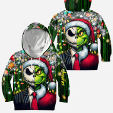 Load image into Gallery viewer, Personalized Grinch All-Over Shirt Custom Gift for Christmas