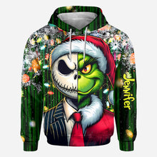 Load image into Gallery viewer, Personalized Grinch All-Over Shirt Custom Gift for Christmas