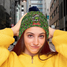 Load image into Gallery viewer, Personalized Grinch Beanie Hat Custom Name Christmas Gift