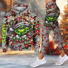 Load image into Gallery viewer, Personalized Grinch Hoodie & Leggings Christmas Gift for Family