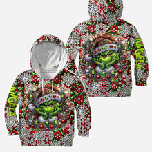 Load image into Gallery viewer, Personalized Grinch Hoodie & Leggings Christmas Gift for Family