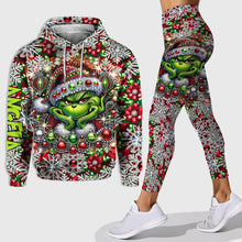 Load image into Gallery viewer, Personalized Grinch Hoodie & Leggings Christmas Gift for Family