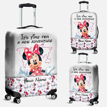 Load image into Gallery viewer, Personalized Mouse Luggage Cover Custom Name Travel Gift